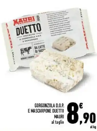 Gorgonzola dop e mascarpone duetto