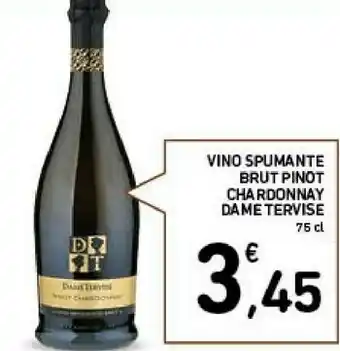 Conad City Dame tervise vino spumante brut pinot chardonnay 750 ml offerta