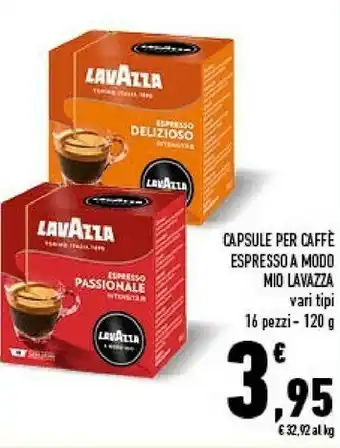 Conad City Capsule per caffè espresso a modo mio offerta