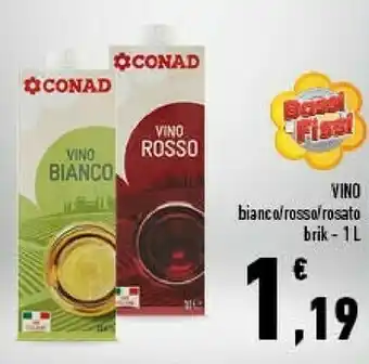 Conad City Conad - vino bianco 1000 g(ml) offerta