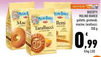Conad Mulino Bianco Biscotti 350g offerta