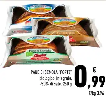 Conad Pane di Semola "Forte" 250g offerta