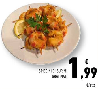 Conad Spiedini di Surimi Gratinati offerta