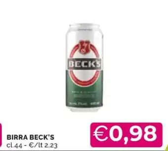 Mercatò BIRRA BECK'S cl.44 offerta