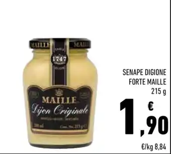 Conad Senape Digione Forte Maille 215g offerta