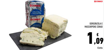 Conad Gorgonzola e Mascarpone Conad offerta