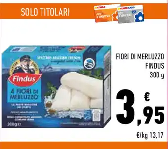 Conad Findus Fiori di Merluzzo 300g offerta