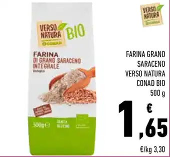 Conad Conad Bio Farina Grano Saraceno Verso Natura 500g offerta