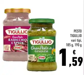 Conad Tigullio Pesto 185g, 190g offerta