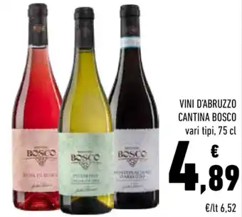 Conad Bosco Vini d'Abruzzo Cantina 75cl offerta