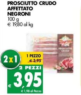 Tigros Negroni Prosciutto Crudo Affettato 100g offerta
