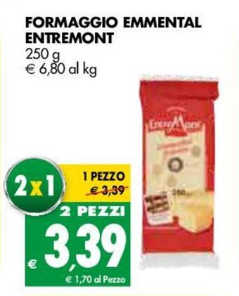Tigros Entremont Formaggio Emmental 250g offerta