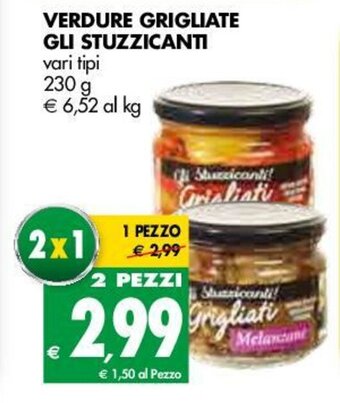 Tigros Verdure Grigliate Gli Stuzzicanti 230g offerta