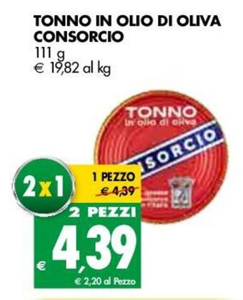 Tigros Consorcio Tonno in Olio di Oliva 111g offerta