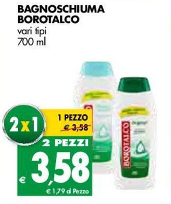Tigros Borotalco Bagnoschiuma 700ml offerta