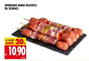 Tigros Spiedini Mini Rustici di Suino offerta