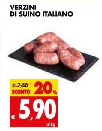 Tigros Verzini di Suino Italiano offerta