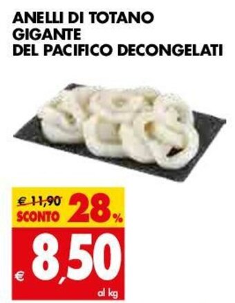 Tigros Anelli di Totano Gigante Del Pacifico Decongelati offerta