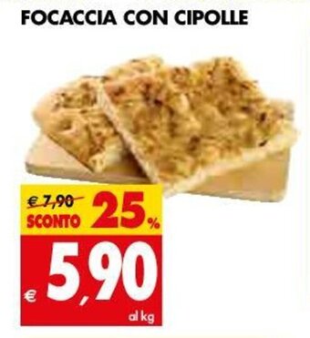 Tigros Focaccia con Cipolle offerta