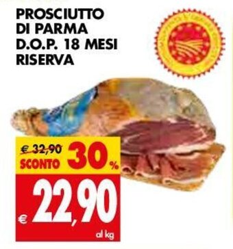 Tigros Prosciutto di Parma D.O.P. 18 Mesi Riserva offerta
