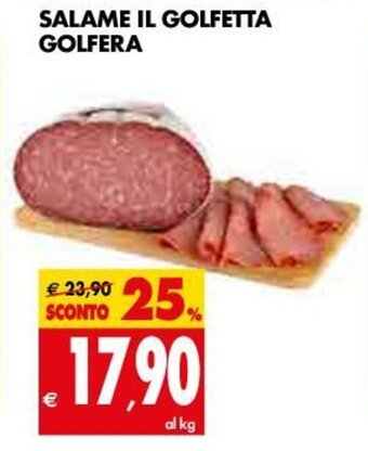 Tigros Golfera Salame Il Golfetta offerta