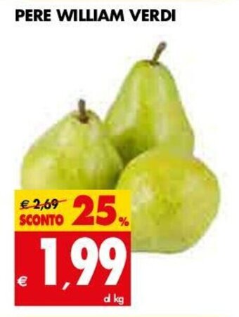 Tigros Pere William Verdi offerta
