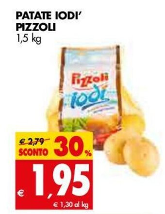 Tigros Pizzoli Patate Iodi' 1,5kg offerta