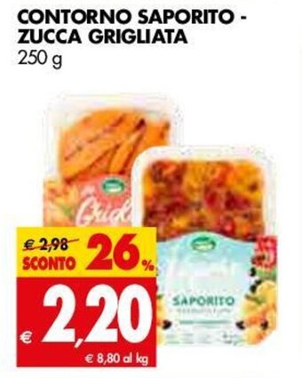 Tigros Contorno Saporito - Zucca Grigliata 250g offerta