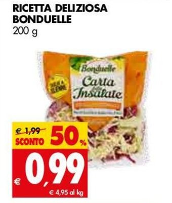 Tigros Bonduelle Ricetta Deliziosa 200g offerta