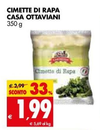 Tigros Cimette di Rapa Casa Ottaviani 350g offerta