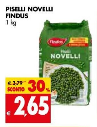 Tigros Findus Piselli Novelli 1kg offerta
