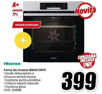 MediaWorld Hisense Forno da incasso BI64213EPX offerta