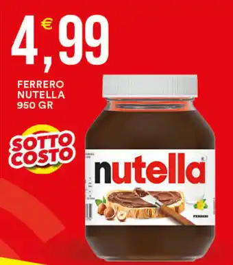 Vantaggio Cash&Carry FERRERO NUTELLA 950 GR offerta