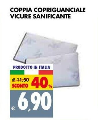 Coppia Copriguanciale Vicure Sanificante