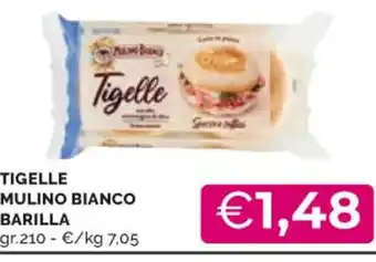 Mercatò TIGELLE MULINO BIANCO BARILLA gr.210 offerta