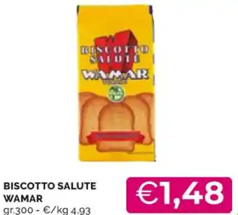 Mercatò BISCOTTO SALUTE WAMAR gr.300 offerta