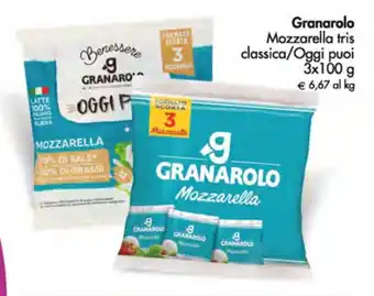 Deco Supermercati Granarolo Mozzarella tris classica/Oggi puoi 3x100 g offerta