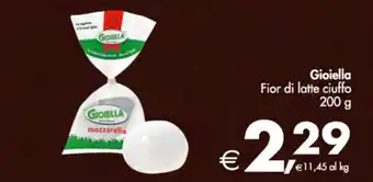 Deco Supermercati Gioiella Fior di latte ciuffo 200 g offerta