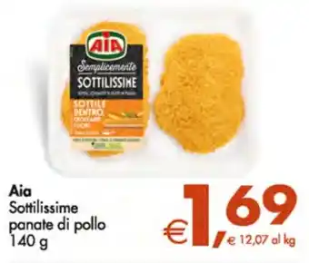 Deco Supermercati Aia Sottilissime panate di pollo 140 g offerta