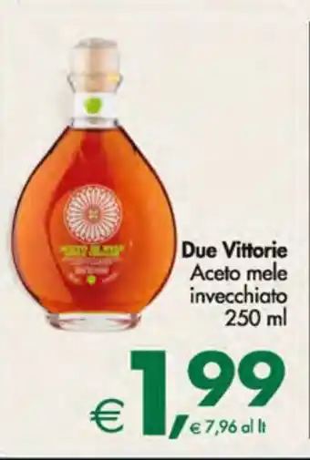 Deco Supermercati Due Vittorie Aceto mele invecchiato 250 ml offerta