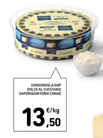 Spazio Conad GORGONZOLA DOP DOLCE AL CUCCHIAIO SAPORI&DINTORNI CONAD offerta