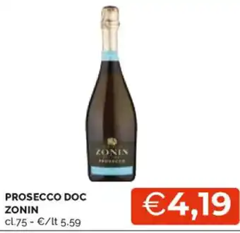 Mercatò PROSECCO DOC ZONIN cl.75 offerta