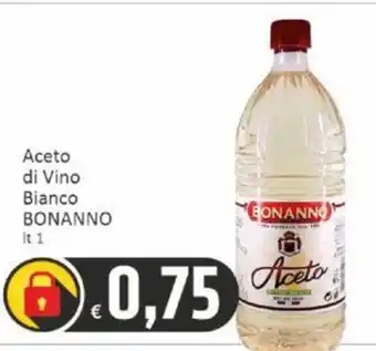 Paghi Poco Aceto di Vino Bianco BONANNO lt 1 offerta