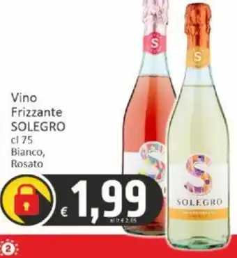 Paghi Poco Vino Frizzante SOLEGRO cl 75 Bianco, Rosato offerta