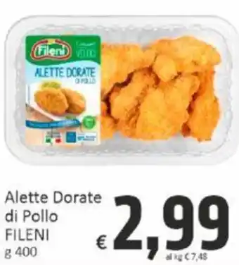 Paghi Poco Alette Dorate di Pollo FILENI g 400 offerta