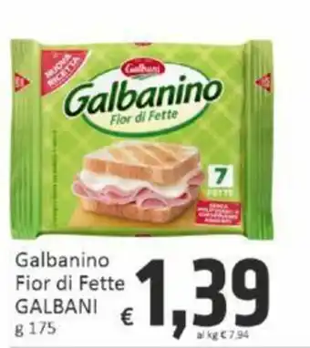 Paghi Poco Galbanino Fior di Fette GALBANI g 175 offerta