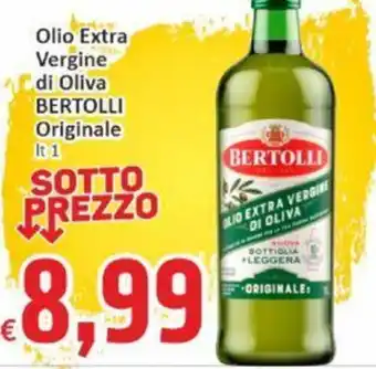 Paghi Poco Olio Extra Vergine di Oliva BERTOLLI Originale lt 1 offerta