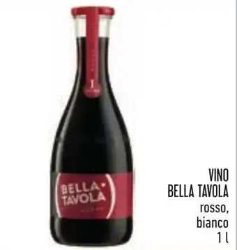 Conad VINO BELLA TAVOLA rosso, bianco 1 l offerta