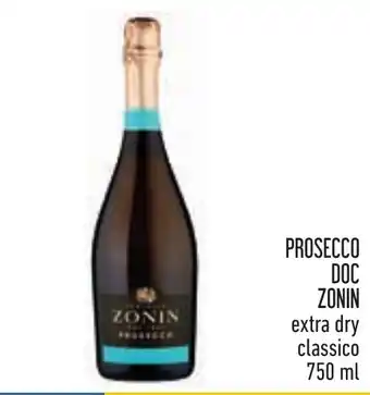 Conad PROSECCO DOC ZONIN extra dry classico 750 ml offerta