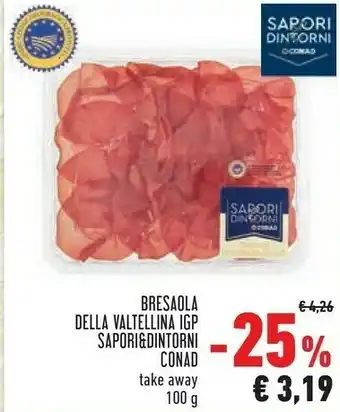 Conad Margherita Bresaola della valtellina igp offerta